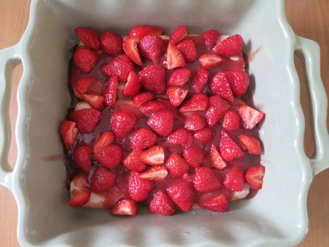 Préparation Tiramisu à la fraise